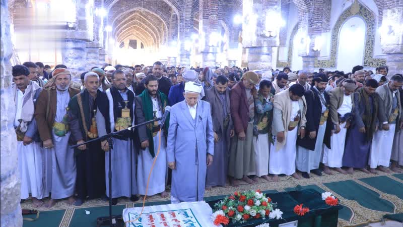 صعدة تودع هذا المجاهد الكبير  إلى مثواه الأخير بعد حياة حافلة بالعطاء والجهاد
