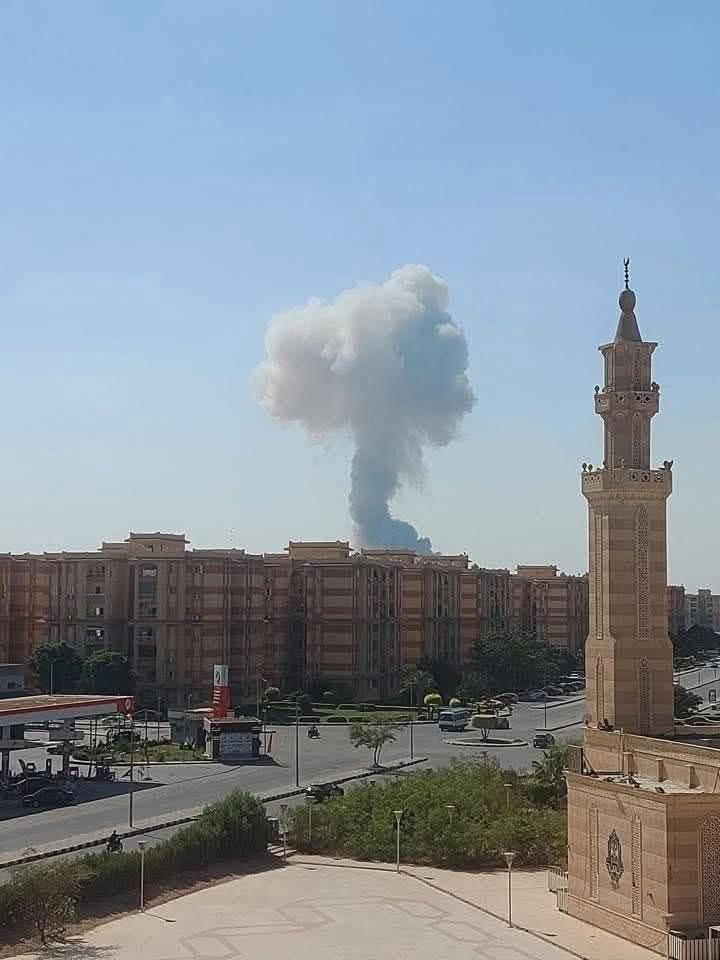 انفجار ضخم يهز شرق العاصمة وسحب دخان كثيفة تملأ سماء المنطقة  .. تفاصيل+صور