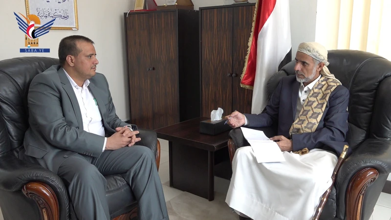 مفتاح يلتقي القائم بأعمال وزير الاقتصاد والصناعة والاستثمار 