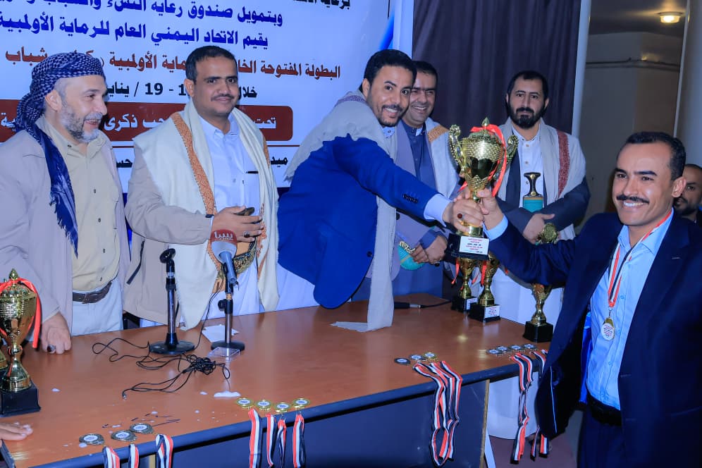 نائب وزير الشباب يكرِّم الفائزين في البطولة المفتوحة الخامسة للرماية