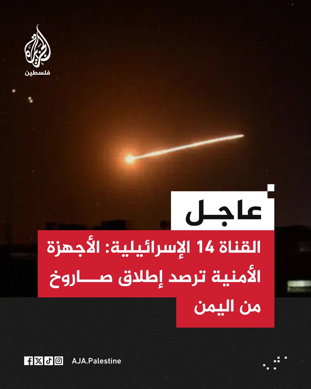 عملية عسكرية يمنية جديدة في عمق الكيان الإسرائيلي  .. تفاصيل