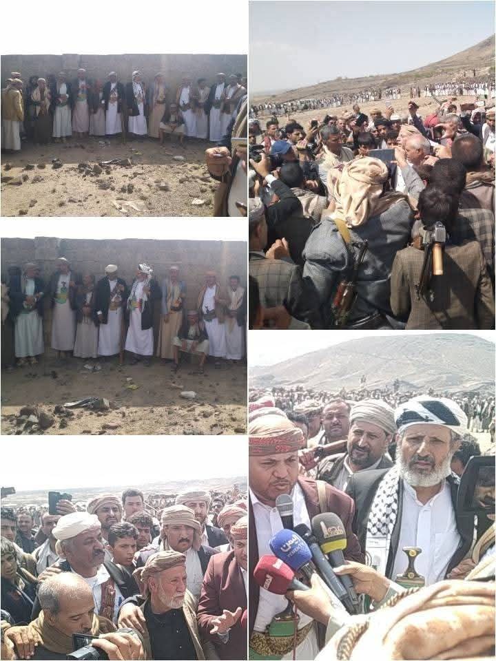 الحوثي يشرف على إنهاء قضية قتل بوساطة قبلية بين أسرتي الريشاني والجرباني بمحافظة صنعاء ..