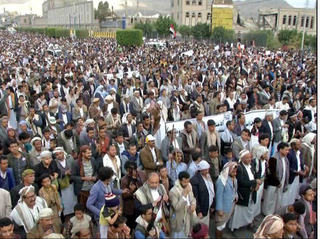رعب يجتاح تحالف العدوان العاصمة صنعاء تشهد اليوم حدث هام أعلنت فيه نفيرها كبيرها وصغيرها شاهد بالصور