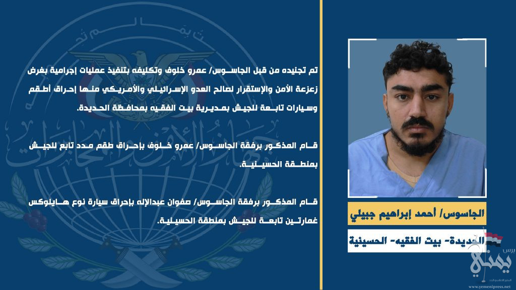 البطائق الشخصية لجواسيس أمريكا وإسرائيل (صور)