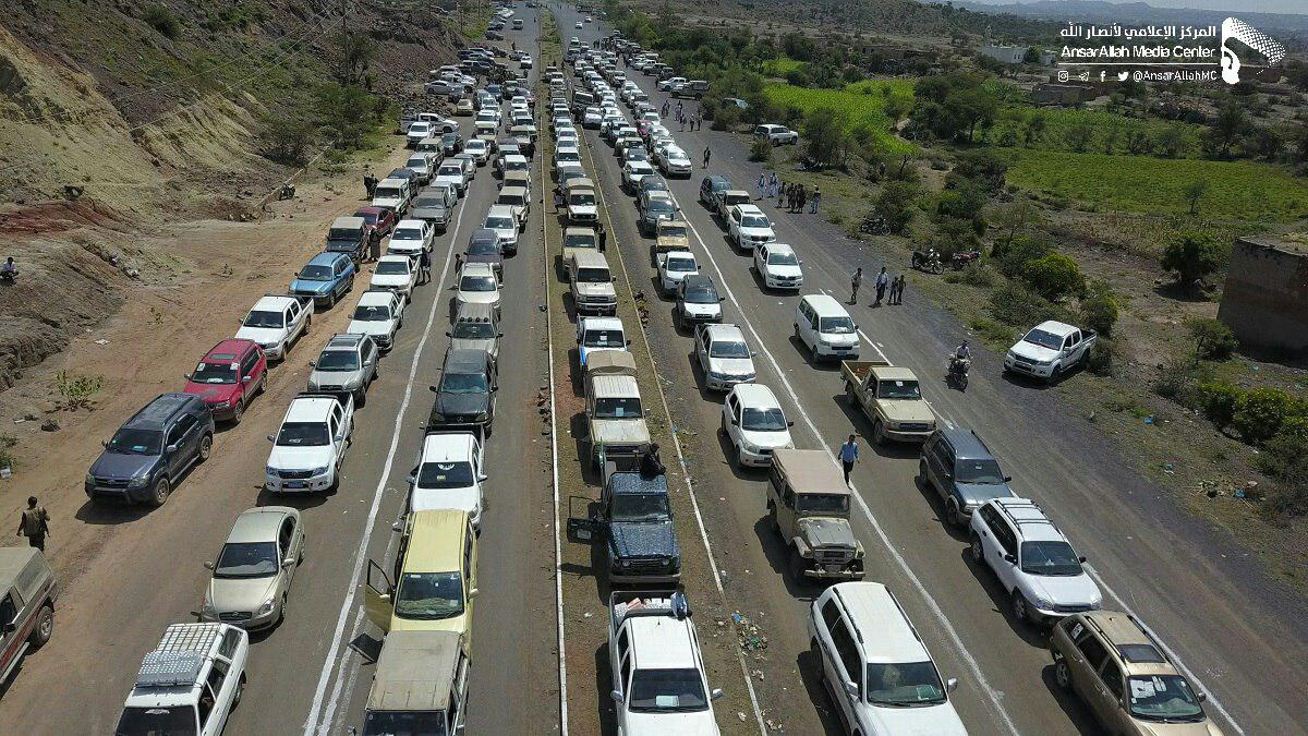 ابناء تعز يبهرون ويتحدون العدوان السعودي بهذاء الملايين والحدث الكبيره... صور
