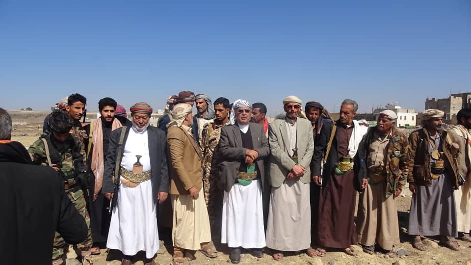في وقفة قبلية مسلحة.. أبناء قبائل عيال سريح بعمران يعلنون النفير والجهوزية العالية لمواجهة الكيان الصهيوني