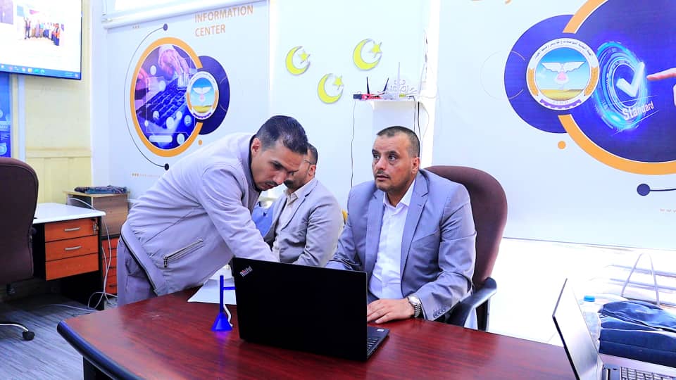 المواصفات  والمقاييس.. تدشن عمل مركز المعلومات بحلته الجديده.. واستعراض مستوى الإنجاز باعمال أتمتة كافة إجراءات الهيئة الفنية والمالية والادارية.