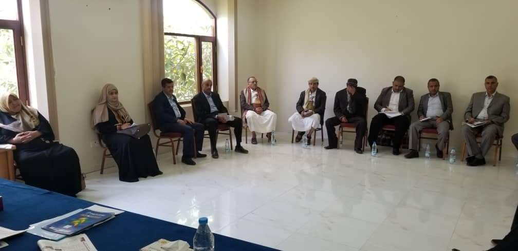 الشيخ أبو راس يرأس اجتماعا مشتركا لقيادة المؤتمر واللجنة الإعلامية