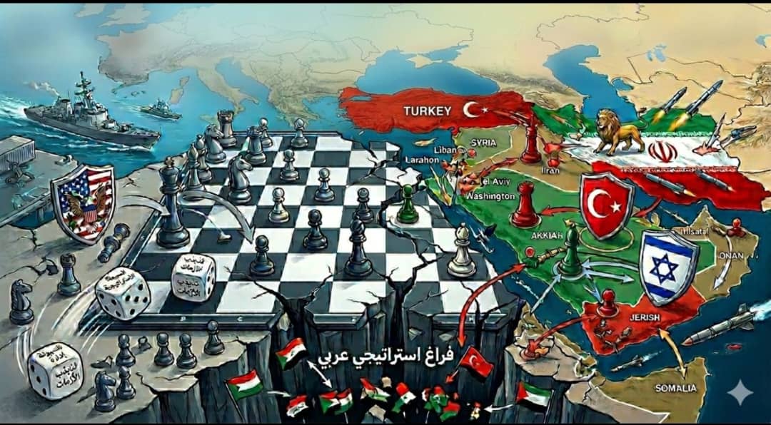 استراتيجية “ترحيل الأزمات”: الشرق الأوسط بين إعادة تشكّل التوازنات والانكفاء الأمريكي