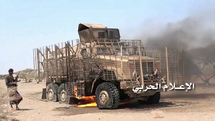 عشرات القتلى والجرحى من الغزاة والمرتزقة وتدمير عدد كبير من الآليات بالساحل الغربي