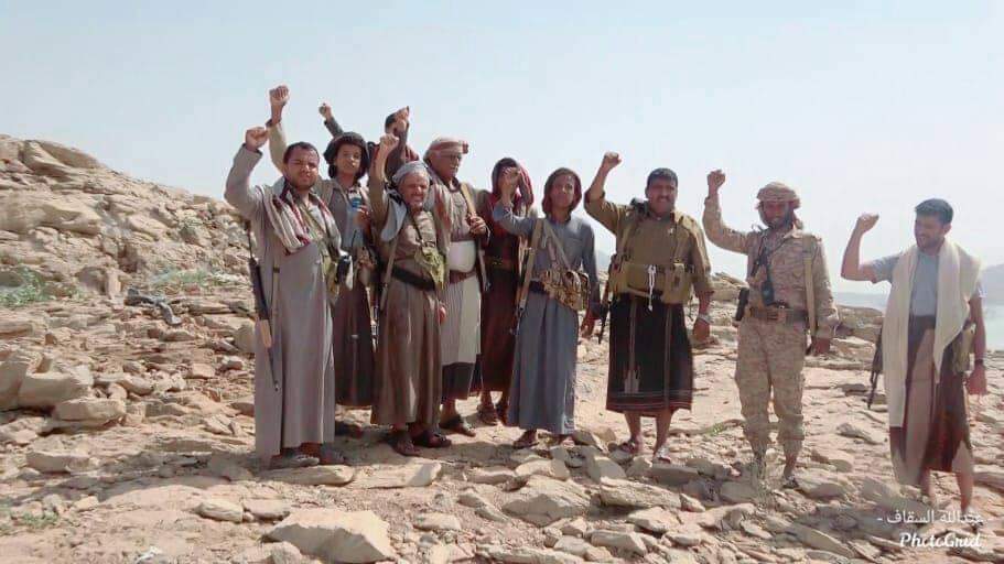 بالصور .. طعيمان يزور سد مارب وموقع الزور بعد السيطره عليه ..