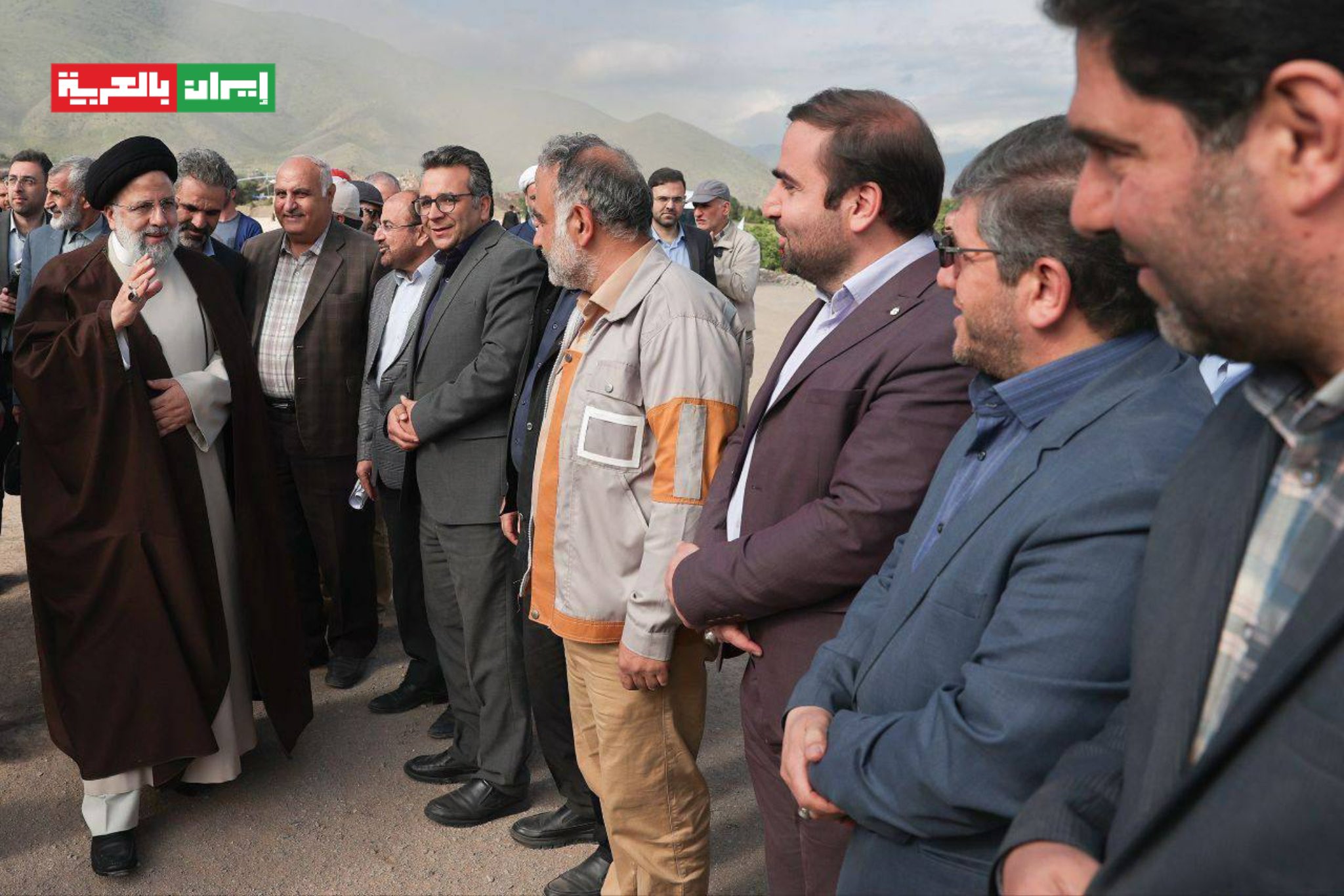 بالصور | آخر لقطات لرئيس جمهورية ايران قبل حادثة المروحية